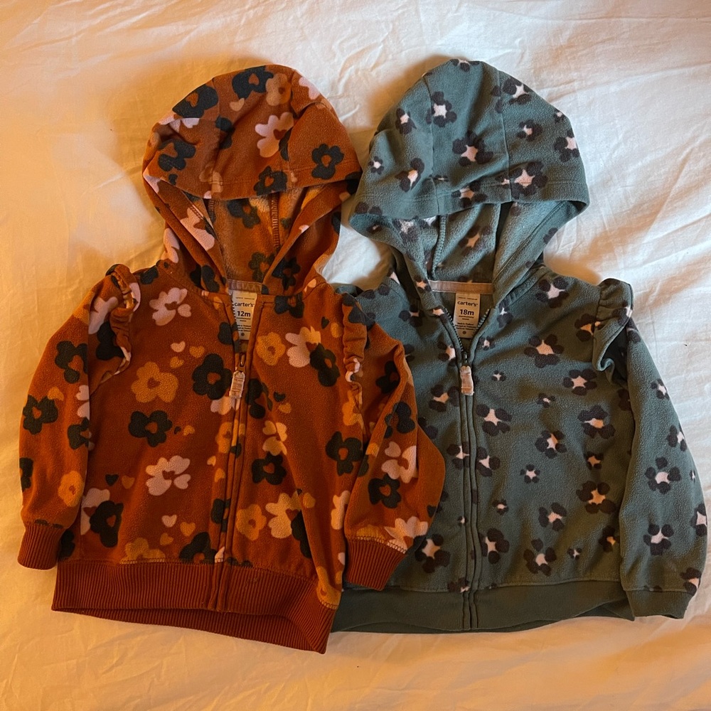 12 month - 18 month - Toddler Girl Fleece Jackets